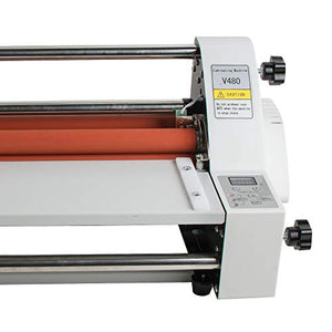 Enshey Lamination Machine Thermal Hot/Cold 17'' Roll Laminator Single& Dual Sided Laminating Machine, 2 Laminating Mold (Single or Double) for 17.71" (450mm) A2+ Manual Automatic Integration