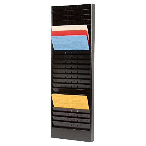 PROLific Automotive Products Repair Order Rack - 24 Pocket, Heavy-duty Construction - Black