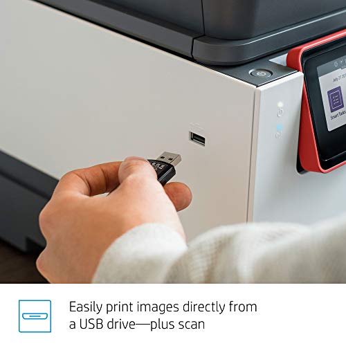 HP OfficeJet Pro 8035 All-in-One Wireless Printer - Includes 8 Months of Ink, HP Instant Ink, Works with Alexa - Coral (4KJ65A)