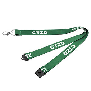 100 Pack Customized Neck Straps Custom Lanyards Print Your Logo Text Name Image with Safety Breakaway and Metal Clip for Office Company School