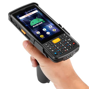 MUNBYN Android Barcode Scanner with Pistol, Android 11 SE4710 Zebra Scanner Engine, Handheld Computer, Inventory Scanner, Rugged 4G - 2Y Protection