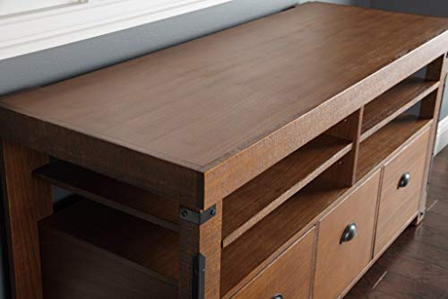 American Furniture Classics Industrial Collection Credenza Console and Hutch Bundle