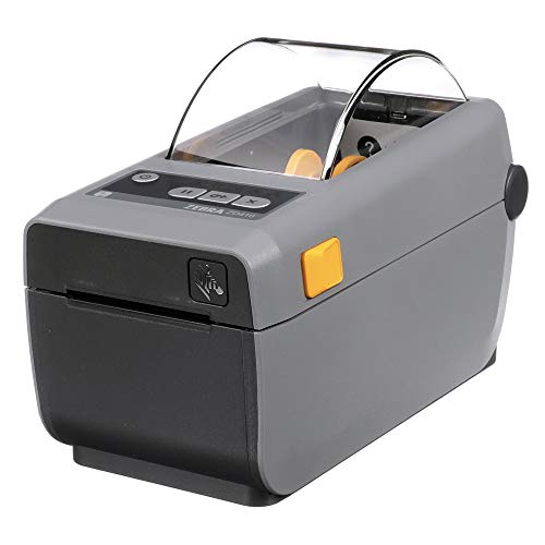 Zebra - ZD410 Wireless Direct Thermal Desktop Printer for labels, Receipts, Barcodes, Tags, and Wrist Bands - Print Width of 2 in - USB Connectivity - ZD41022-D01000EZ