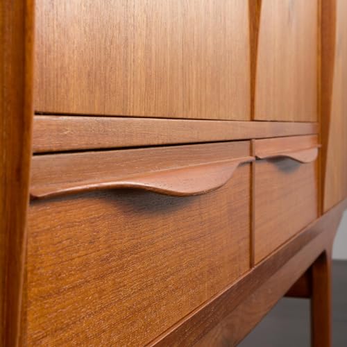 Lschool Johannes Andersen Teak Credenza Highboard, Denmark 1960s