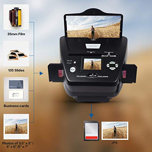 DIGITNOW High Resolution 16MP Film Scanner with LCD Screen