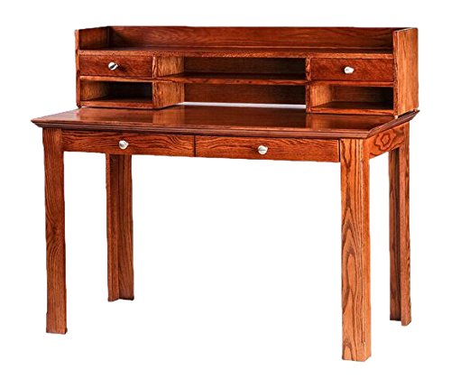 Forest Designs Traditional Hutch, 48" W x 12" H x 10" D, Unfinished Oak