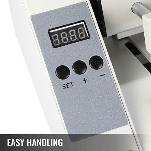 VEVOR Wireless Glue Book Binding Machine A4 Manual Hot Glue Book Binder 110V with Milling Spine Rougher Binding Machine for Paper Books Albums Notebook