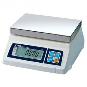 CAS SW-50D Food Service Scale, Dual Display, 50 x 0.02 lbs, Legal for Trade
