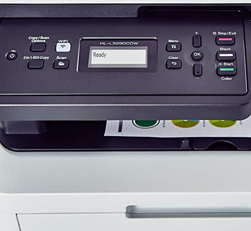 Brother HL-L3290CDW Compact Digital Color Printer Providing Laser Printer Quality Results with Convenient Flatbed Copy & Scan, Wireless Printing and Duplex Printing, Amazon Dash Replenishment Ready