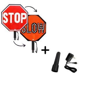 Stop-Lite 24" LED STOP-SLOW Paddle