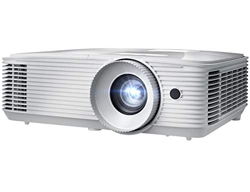 Optoma EH412 1080P HDR DLP Professional Projector | Super Bright 4500 Lumens | Business Presentations, Classrooms, and Meeting Rooms | 15000 Hour Lamp Life | 4K HDR Input | Speaker Built in