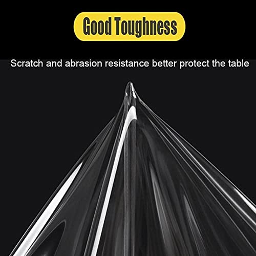 KUAIE Transparent Floor Mat for Hard Floor, Oil & Scratch Resistant, Customizable - 1.5mm, 180x250cm