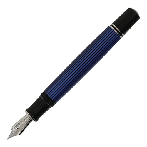 Pelikan 805 Blue Series Fountain Pen - Blue/Black, Fine Nib 933622