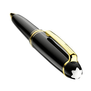 Mont Blanc 165-Meisterstuck Classique Gold Mechanical Pencil, Black-0.5 (12746)