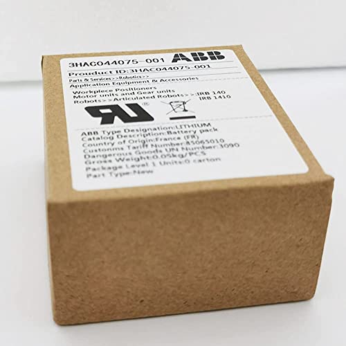 XIAOXX (20-Pack) 3600mAh 3HAC044075-001/01 7.2V SMB Battery for ABB Robot CPU ABBTA521 ABB3HAC16831-1