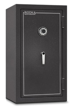 Mesa Safe MBF3820C All Steel Burglary and Fire Safe with Combination Lock, 6.4-Cubic Feet, Hammered Grey