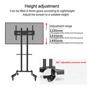 Generic TV Cart Universal TV Stand for 32-65 Inch TVs