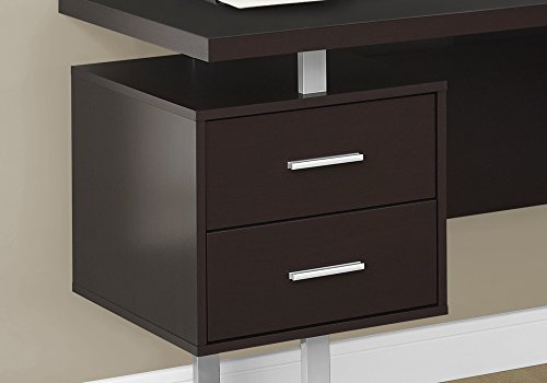 Monarch Specialties Computer 70"L Desk Left or Right Facing - Capuccino