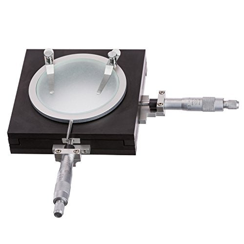 AmScope GT200 Precise Gliding Table - Manual Stage For Microscopes w/ Accuracy 0.01mm