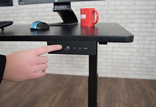 Luxor Furniture 60" Electric Standing Desk - Black Oak