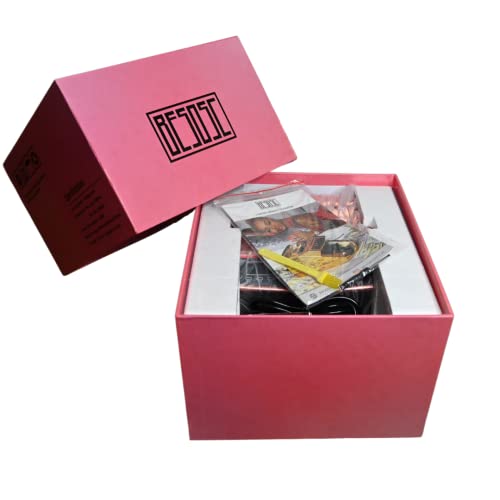 Rose Gold Money Counter by BESOSC with UV/MG Detection, 80W Bill Counter with Counterfeit Bill Detection, LED Display, 1000 pcs per Minute, no Mixed Bill Counting