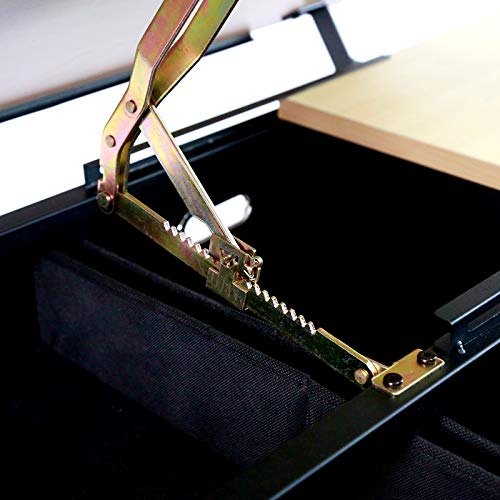 KIILING Height Adjustable Drawing Table with Storage Drawers and Stool Yellow