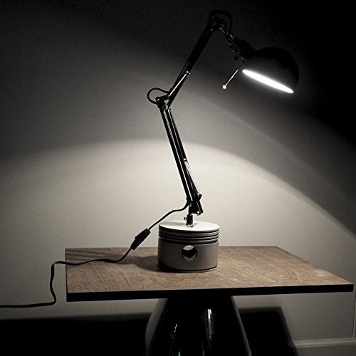 Pratt & Whitney R-2800 Flying Monkey Metallic Radial Engine Piston Desk Lamp