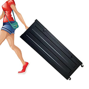 Trade Show Carrying Rolling Hard Case(Inner Dimension: 37¾"x14¼"x13½") Holds Equipment and Accessories for Conference Exhibition and Travel Double Straps