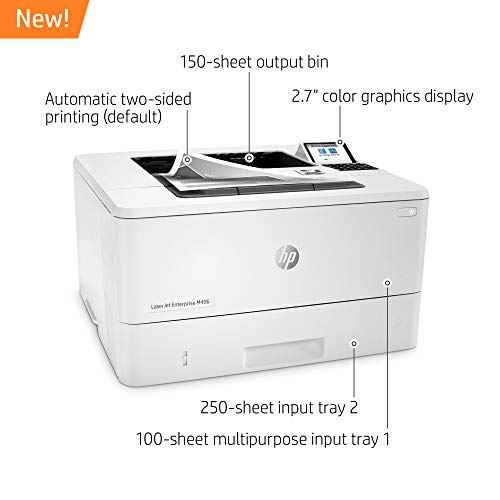 HP LaserJet Enterprise M406dn Monochrome Duplex Printer (3PZ15A)