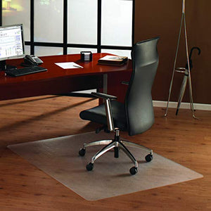 Cleartex UnoMat, Anti-Slip Chair Mat, For Polished Hard Floors/Carpet Tiles, Rectangular, 48" x 60" (FR1215020ERA)