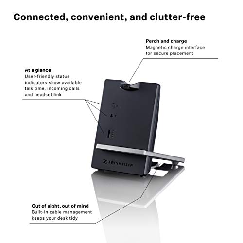 Sennheiser Enterprise Solution D 10 USB Wireless DECT Headset - Single-Sided with Noise Cancelling Microphone
