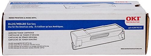 OKIDATA B420MB480 MFP Series Toner (12K Pages) - 43979215