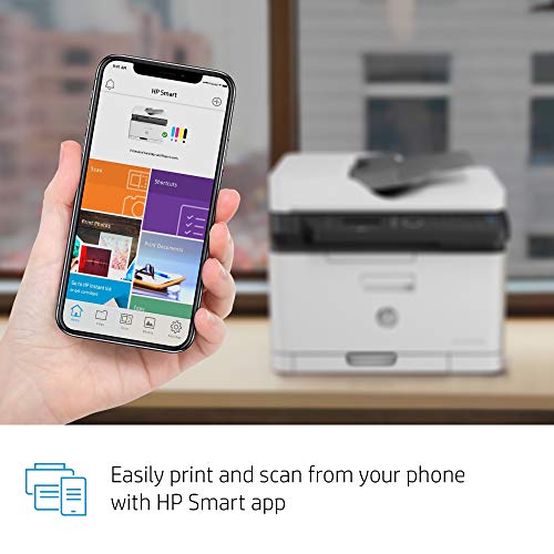 HP Color Laser 179Fnw Wireless All in One Laser Printer with Mobile Printing & Built-in Ethernet (4ZB97A)