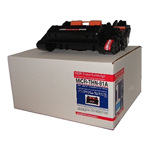 Micromicr MICRTHN81A MICR Toner Cartridge - Alternative for HP (81A) - Black