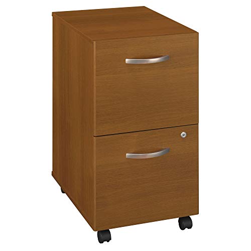 Bush 3-Drawer Pedestal, 15-3/4" X 20-3/8" X 28-1/8", Warm Oak