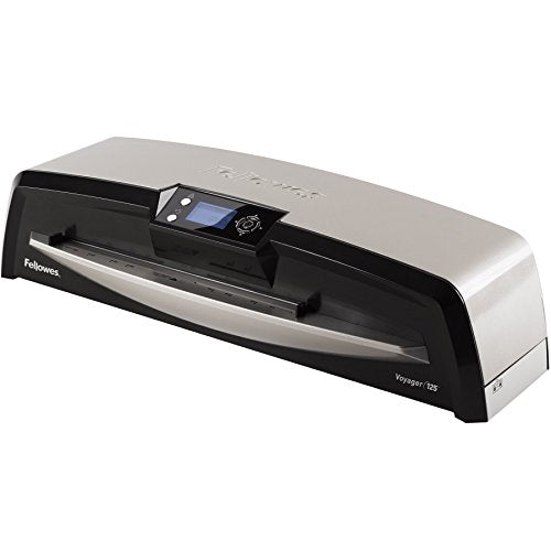 Fellowes Laminator Voyager 125, Automatic Features, Jam Free Laminating Machine, with Laminating Pouches Kit (5218601)
