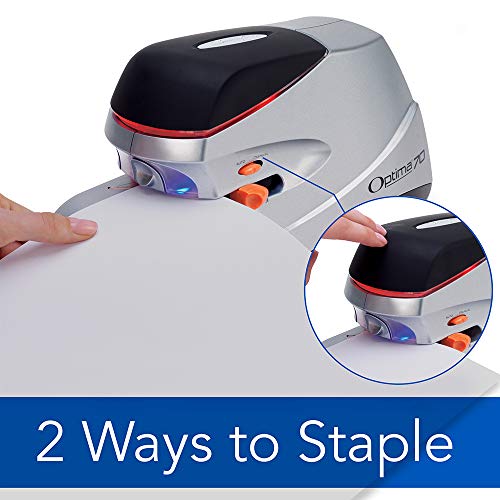 Swingline Electric Stapler, Optima 70, 70 Sheet Capacity, includes 500 Staples, Jam Free (48210)
