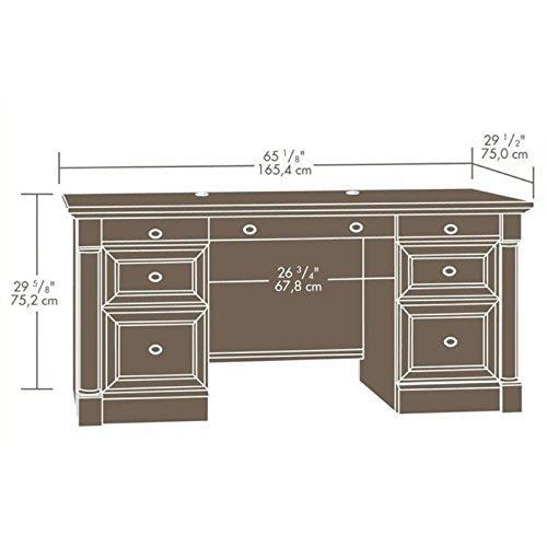 Bowery Hill Executive Desk in Select Cherry