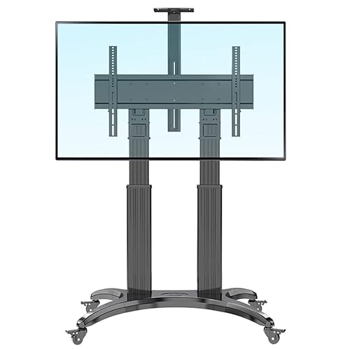 WAWJB Aluminum Alloy TV Mobile Cart Lift 65"-85" LED LCD Plasma TV Stand