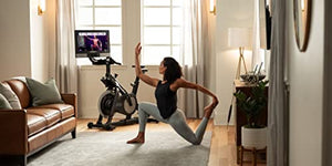 NordicTrack Commercial S22i Studio Cycle with 22” HD Touchscreen for Interactive Studio & Global Workouts, 30-Day iFIT Family Membership Included