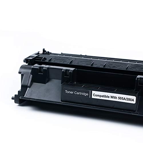 DIGITONER Compatible HP CE505A CF280A Toner Cartridge - CE505A CF280A High Yield Toner Cartridge Replacement for HP Laser Printer - Black [8 Pack]