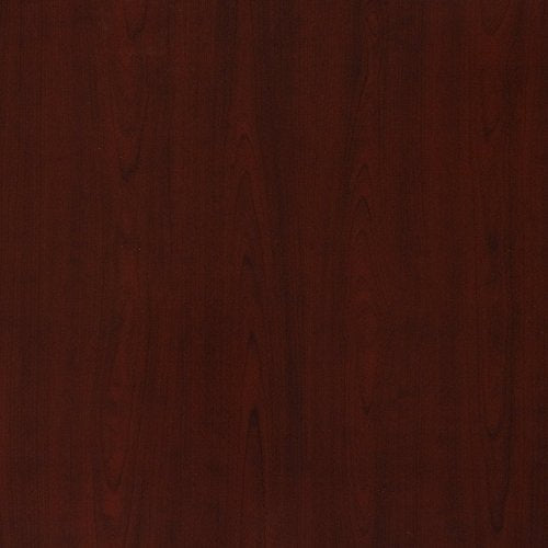 kathy ireland Home by Bush Furniture Bennington Manager's Desk, Credenza and Lateral File in Harvest Cherry