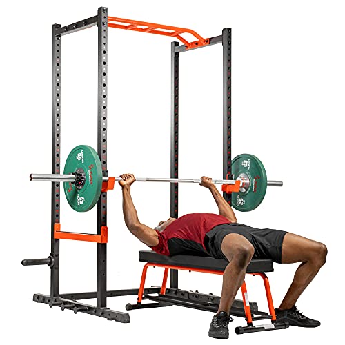 Sunny Health & Fitness Power Zone Strength Rack Power Cage - SF-XF9925, Black