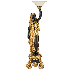 Design Toscano Arabesque Maiden Sculptural Floor Lamp 80.5 inch