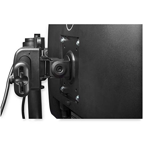 StarTech.com Dual Monitor Mount - Supports Monitors 13'' to 27'' - Adjustable - Desk Clamp or Grommet-Hole Desk Mount for Dual VESA Monitors - Black (ARMBARDUOG)