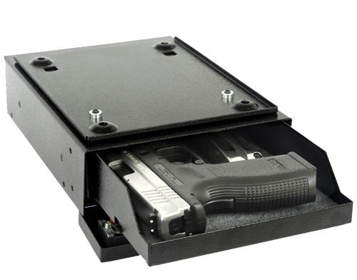 V-Line 2597-S Desk Mate Keyless Security Box with Quick Release Mounting Bracket (Black)
