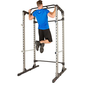 Fitness Reality 810XLT Super Max Power Cage | Optional Lat Pull-down Attachment and Adjustable Leg Hold-down | Power Cage Only