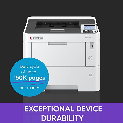 KYOCERA ECOSYS PA4500x Monochrome Laser Printer, 47 ppm, 600 x 600 dpi, 600 Sheet Tray