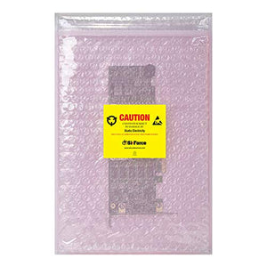 Anti Static Bubble Bags, Resealable Static Shielding Bag, Reusable for Sensitive Electronic Components (Large Qty 100)