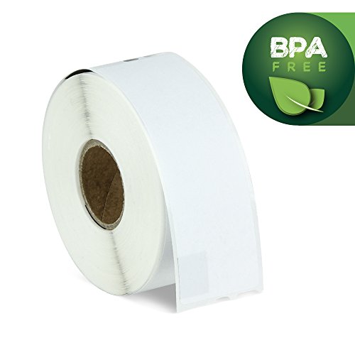 OfficeSmartLabels 1-1/8" x 3-1/2" Self-Adhesive White Address Labels, Compatible with 30320 (100 Rolls, 260 Labels Per Roll)